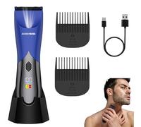 BarberBoss Afeitadora corporal inalámbrica para hombre, afeitadora eléctrica de cuerpo completo, afeitadora íntima con diseño a prueba de salpicaduras, afeitadora de pelos y vello púbico para hombres