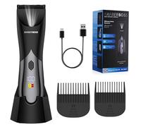 BarberBoss Aseador corporal para hombre, cortadora eléctrica inalámbrica e impermeable para hombres, recortadora íntima, recortadora de control de precisión, kit de aseo de cuerpo completo
