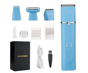 BarberBoss Barba recortador de los hombres, los hombres de corte de pelo, kits de aseo para hombres, los hombres de corte de pelo, máquinas de cortar para los hombres de corte de pelo QR-6053