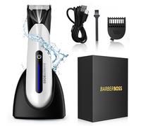 BarberBoss Body Groomer - Afeitadora de bolas para hombre, recortadora de pelo de ingle y cuerpo, recortadora de vello púbico para hombres, afeitadoras corporales para hombres, recortadora de bolas