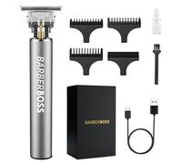 Barberboss Cortadora de Barba y Pelo para Hombres, Recortadora Inalámbrica, Recortadora de Rastrojo Detalle QR-2068
