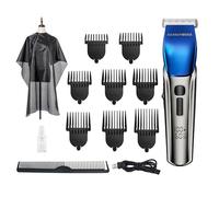 Barberboss Recortadora de barba para hombres y cortapelos para hombres, recortadora de nariz para hombre, kits de aseo para hombre, impermeable, 4 ajustes de velocidad, kit de aseo para el cabello,