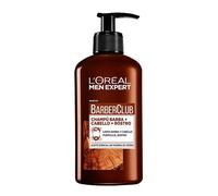 ¡32% DTO! Barber Club Champú 3 en 1 para barba, cabello y rostro 200 ml