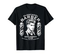 Barbería de la vieja escuela diseño clásico vintage Camiseta