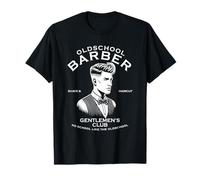 Barbería de la vieja escuela que se mantiene afilada, diseño clásico vintage Camiseta