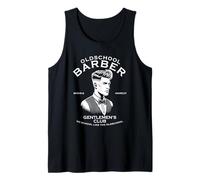 Barbería de la vieja escuela que se mantiene afilada, diseño clásico vintage Camiseta sin Mangas