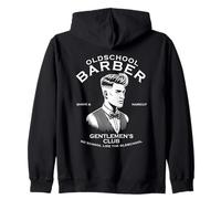 Barbería de la vieja escuela que se mantiene afilada, diseño clásico vintage Sudadera con Capucha