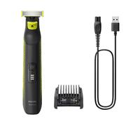 Barbero - Philips OneBlade Pro QP6506/15, Peine-guía ajustable 5 en 1, Uso seco/