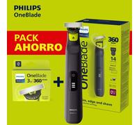 Barbero Philips QP6542/15 OneBlade Face + Body + 3 Recambios Para