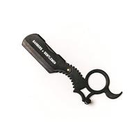 Barbers & Gentlemen Navaja Finger Razor Barbers Gentlemen, Color Negro, Mejor Agarre, Mayor Durabilidad, Preajuste de Dureza, Control Exacto, Ideal para Barbería Peluquería
