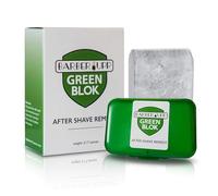 BARBERUPP Alumbre Piedra, para después del afeitado, 100% de alumbre, Afeitado accesorios, 100 gramos de almacenamiento caso está incluido, Piel hemostático alumbre verde calmante Blok.