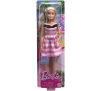Barbie 65th Aniversario con Rosa y Blanco a Rayas De Fashionistas Muñeca Nuevo