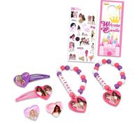 Barbie Accesorios BFF - Paquete con 6 accesorios para mejores amigos con clips, pulseras, anillos y calcomanías | Paquete de joyas Barbie para niñas, Barbie Accessories for Girls, Plástico, No es una