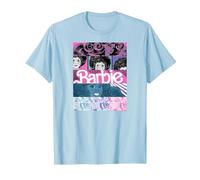 Barbie: Arte cómico de Barbie Camiseta, Hombre, Azul Bebé, XL