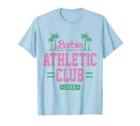 Barbie - Athletic Club 1959 Colegiado Camiseta, Hombre, Azul Bebé, L