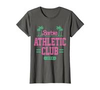 Barbie - Athletic Club 1959 Colegiado Camiseta, Mujer, Asfalto, XS