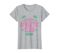 Barbie - Athletic Club 1959 Colegiado Camiseta, Mujer, Gris Jaspeado, M