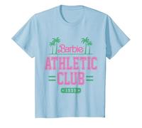 Barbie - Athletic Club 1959 Colegiado Camiseta, Niños, Azul Bebé, 6 años