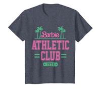 Barbie - Athletic Club 1959 Colegiado Camiseta, Niños, Azul Jaspeado, 12 años