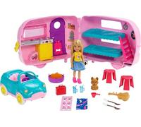 Barbie Autocaravana con Chelsea y Accesorios | Incluye perrito, coche, autocaravana y más, a partir de 3 años