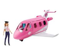Barbie Avión de Tus sueños, avión de Juguete con muñeca y Accesorios para muñecas (Mattel GBJ33)