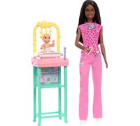 Barbie Baby Doctor Doll with Brunette Fashion Doll Wearing Pin (Importación USA)