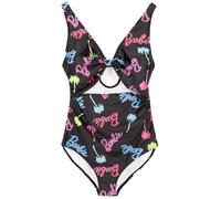 Barbie Bañador Entero de Una Pieza Palmera de Playa para Mujer (NS7154)