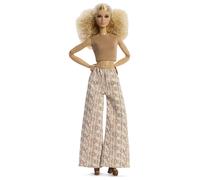 Barbie Basics Model Collector Fashion Doll 07 with Blonde Hair & White Print Pan