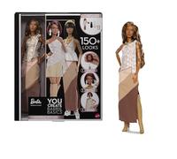 Barbie Basics You Create Kit Neutro 001, con muñeca Personalizable, Ropa y Accesorios universales, Cuerpo articulado y Cabeza Intercambiable, JJX35