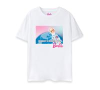 Barbie Blanco Barbie Doll In Space Camiseta de manga corta Mujeres