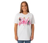 Barbie Blanco Dolls In Logo Camiseta de manga corta Mujeres