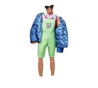 Barbie BMR1959 Ken con chaqueta y traje fluorescente, muñeca anudada, GHT96