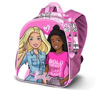 Barbie Brave-Mochila 3D Pequeña, Rosa, 26 x 31 cm, Capacidad 8,5 L