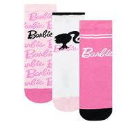 Barbie Calcetines Paquete de 3 para Niñas Rosa 31-36