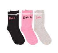 Barbie Calcetines para Mujer Pack de 3 (NS7667)