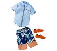 Barbie - Camisa de Mezclilla y Pantalones Cortos para Ken (Mattel CFY02)