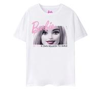 Barbie Camiseta Be Your Own Reason To Smile de Manga Corta para Mujer (NS7420)
