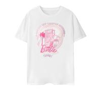 Barbie - Camiseta Malibu Off Campus Housing de Manga Corta para Mujer