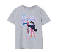 Barbie Camiseta Merry & Bright de Manga Corta Niñas (NS7974)