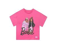 Barbie Camiseta Niñas | Rosa Camisetas Niña para El Verano Camiseta Corta Niña | Productos Oficiales | 8-9 Años