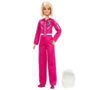 Barbie Careers Astronaut Fashion Doll Wearing Removable Look with Pink Spacesuit