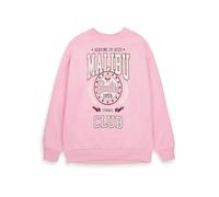 Barbie Chándal Mujer en Rosa | Damas Malibu Club Graphic Jumper O Joggers Sports Crest Vintage Style Doll Movie