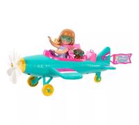 Barbie Chelsea Can Be… Doll & Plane Playset, 2-Seater Aircraft with Spinning Dai