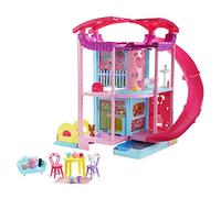 Barbie Chelsea Casa de Juegos Casa de Dos Pisos para muñecas de Juguete con Accesorios (Mattel HCK77)