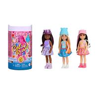 Barbie Chelsea Color Reveal Serie Deporte Muñeca Que Revela Sus Colores con Agua, Incluye Ropa y Accesorios Sorpresa, Juguete +3 años (Mattel HKT85)