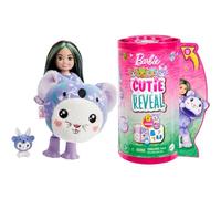 Barbie Chelsea Cutie Reveal Serie Disfraces Conejo koala Animal revela muñeca con mascota y accesorios sorpresa de moda, juguete +3 años (Mattel HRK31)