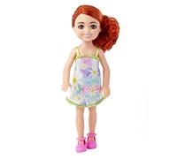 Barbie Chelsea Muñeca pequeña con Vestido y Zapatos Intercambiables, Regalo para niñas y niños, HNY56