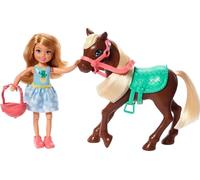 Barbie Chelsea, muñeca Rubia con Pony y Accesorios (GHV78)