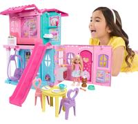 BARBIE CHELSEA POP UP HOUSE AND DOLL BLONDE ACC NUEVO