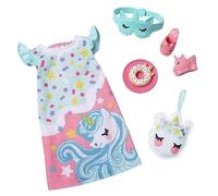 Barbie Clothes, Preschool Toys, My First Fashion Pack, Pajamas and Slippers, Easy Dress-Up Play, Bedtime Accessories